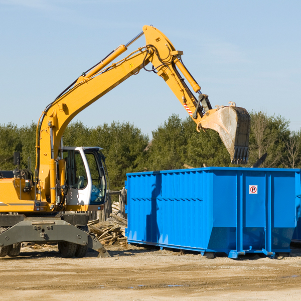 can i choose the location where the residential dumpster will be placed in Mount Holly Vermont